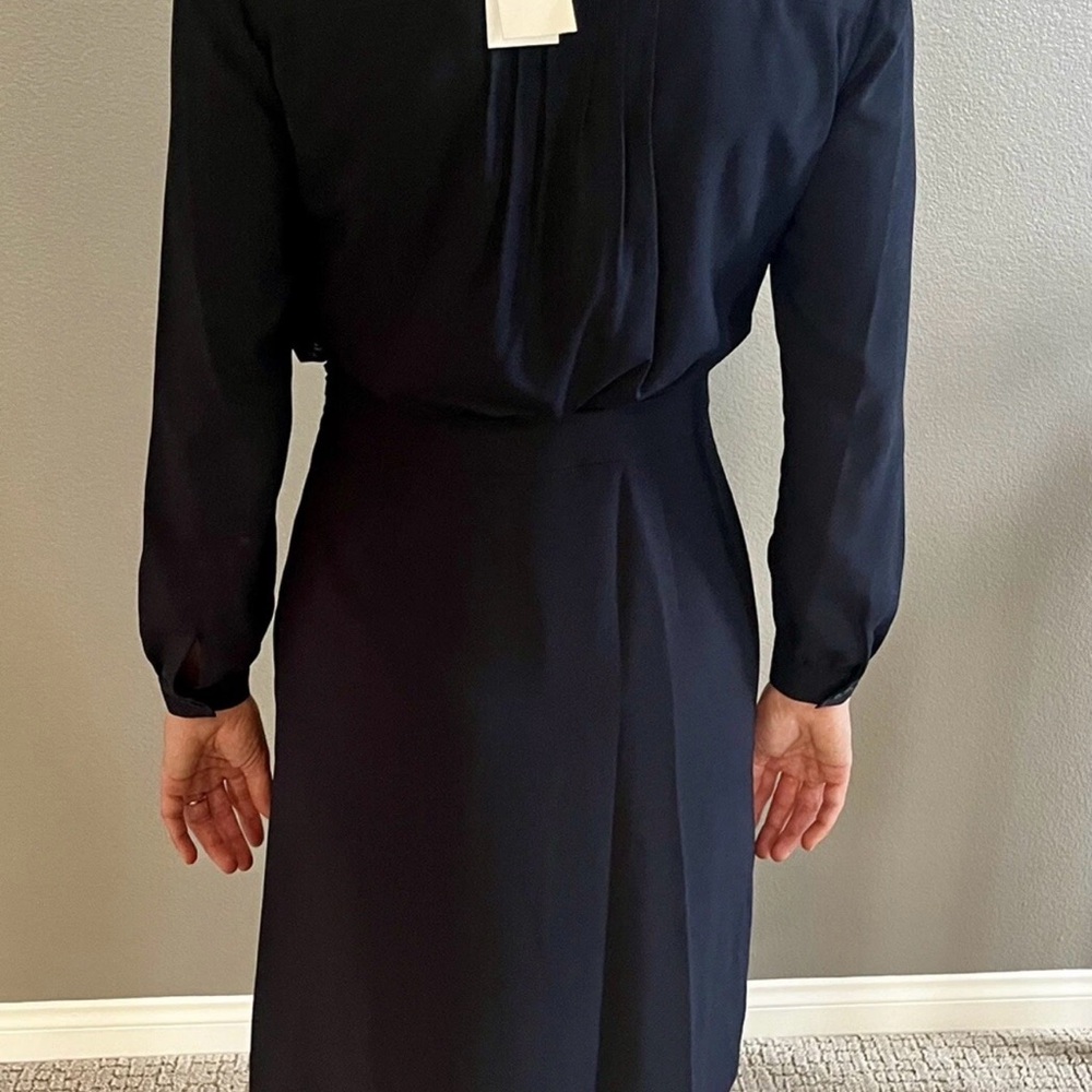 Tory Burch Classic Black Long Sleeve Dress - Picture 2 of 6